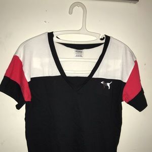 Victoria secret Pink color block tee